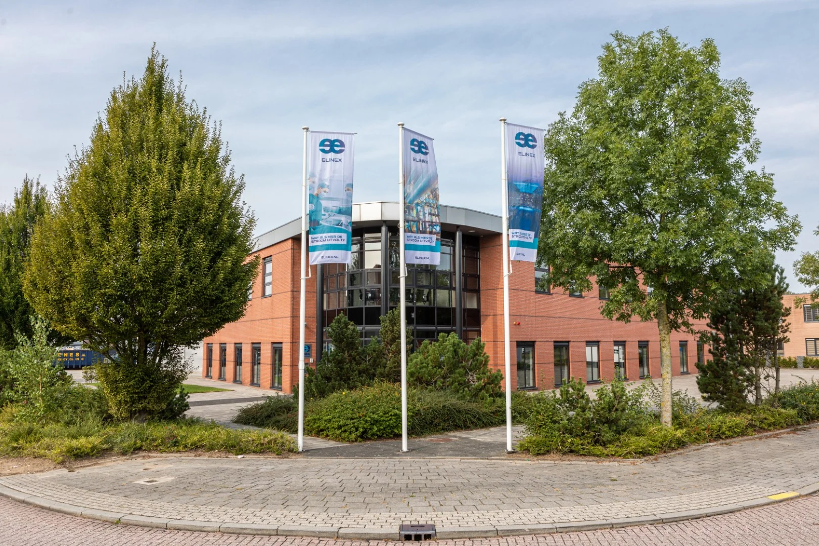 Outside of the ELINEX office in Ridderkerk